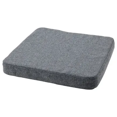 IKEA ÅKERVINDEFLY (ИКЕА ОКЕРВИНДЕФЛУ) — Подушка для стула, серая, 39/35x37x5 см