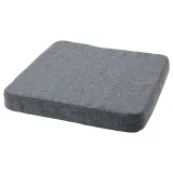 IKEA ÅKERVINDEFLY (ИКЕА ОКЕРВИНДЕФЛУ) — Подушка для стула, серая, 39/35x37x5 см — фото 1