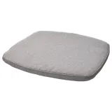 IKEA ÄLVGRÄSMAL (ИКЕА ЭЛВГРЭСМАЛ) — Подушка для стула, серая, 32,6/31,3x33x3 см — фото 1