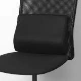 IKEA BORTBERG (ИКЕА БОРТБЕРГ) — Подушка/опора для поясницы, черная, 31x23 см — фото 3