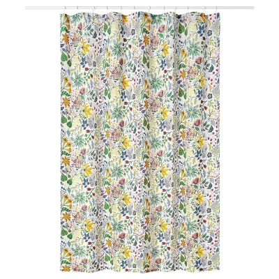 IKEA STRANDLUMMER (ИКЕА СТРАНДЛУММЕР) — Занавеска для душа, разноцветная, 180x200 см