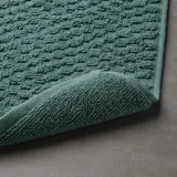 IKEA FJÄLLKATTFOT (ИКЕА ФЙЭЛЛКАТТФОТ) — Коврик для ванной комнаты, бирюзовый, 50x80 см — фото 4