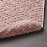 IKEA FJÄLLKATTFOT (ИКЕА ФЙЭЛЛКАТТФОТ) — Коврик для ванной комнаты, бледно-розовый, 50x80 см — фото 4
