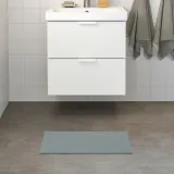 IKEA FINTSEN (ИКЕА ФИНТСЕН) — Коврик для ванной комнаты, серый, 40x60 см — фото 3