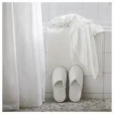IKEA FINTSEN (ИКЕА ФИНТСЕН) — Коврик для ванной комнаты, белый, 40x60 см — фото 5