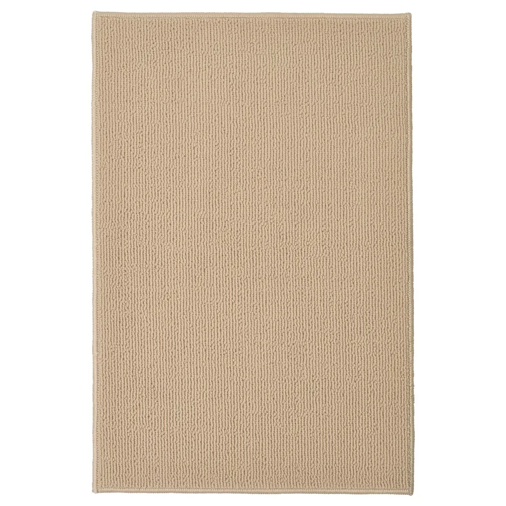 IKEA FINTSEN (ИКЕА ФИНТСЕН) — Коврик для ванной комнаты, бежевый, 40x60 см