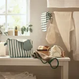 IKEA DVÄRGHYACINT (ИКЕА ДВЭРГХУАКИНТ) — Лента для промывки спины, натуральная/зеленая — фото 5