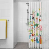 IKEA BOTAREN (ИКЕА БОТАРЕН) — Штанга для занавесок для душа, белая, 70-120 см — фото 5