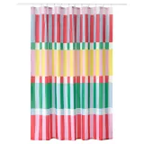 IKEA BANJANTRÄD (ИКЕА БАНЙАНТРЭД) — Занавеска для душа, разноцветная, 180x200 см — фото 1