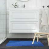 IKEA ALSTERN (ИКЕА АЛСТЕРН) — Коврик для ванной комнаты, ярко-синий, 50x80 см — фото 3