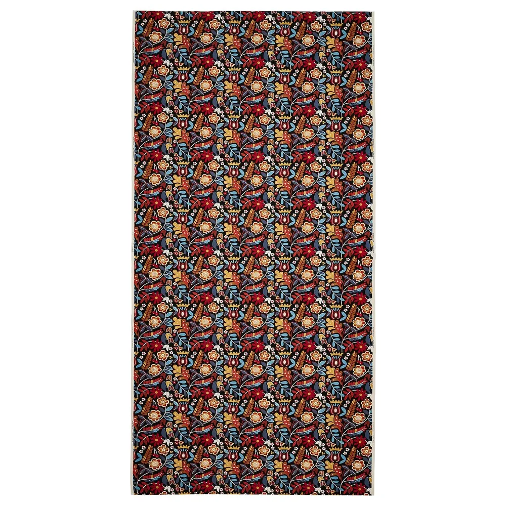 IKEA BLÅRAPUNKEL (ИКЕА БЛОРАПУНКЕЛ) — Ткань с отделкой, разноцветная, 150x300 см