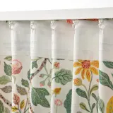 IKEA VILDPERSILJA (ИКЕА ВИЛДПЕРСИЛЙА) — Штора, 2 шт, на ленте/белый/многоцветный цветочный узор, 145x300 см — фото 4