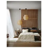 IKEA TERESIA (ИКЕА ТЕРЕСИА) — Шторы, 2 шт, на туннеле/белые, 145x250 см — фото 3