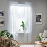 IKEA TERESIA (ИКЕА ТЕРЕСИА) — Шторы, 2 шт, на туннеле/белые, 145x300 см — фото 2