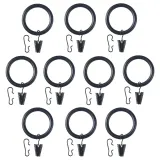 IKEA SYRLIG (ИКЕА СЙРЛИГ) — Проушина с лягушкой и крючком, черная, 38 мм — фото 1