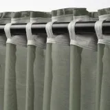 IKEA STENFRÖ (ИКЕА СТЕНФРО) — Шторы, 2 шт, на ленте/зеленые, 145x300 см — фото 7