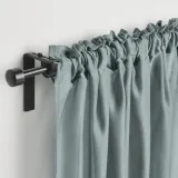 IKEA STENFRÖ (ИКЕА СТЕНФРО) — Шторы, 2 шт, на ленте/бирюзовые, 145x300 см — фото 6