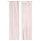 IKEA STENFRÖ (ИКЕА СТЕНФРО) — Шторы, 2 шт, на ленте/розовые, 145x300 см — фото 1