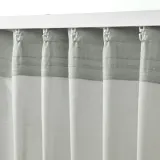 IKEA SILVERLÖNN (ИКЕА СИЛВЕРЛОНН) — Шторы, 2 шт, на ленте/светло-серые, 145x300 см — фото 3