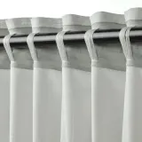 IKEA SILVERLÖNN (ИКЕА СИЛВЕРЛОНН) — Шторы, 2 шт, на ленте/светло-серые, 145x300 см — фото 4