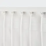 IKEA SILVERLÖNN (ИКЕА СИЛВЕРЛОНН) — Шторы, 2 шт, на ленте/белые, 145x300 см — фото 3