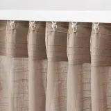IKEA SILVERLÖNN (ИКЕА СИЛВЕРЛОНН) — Шторы, 2 шт, на ленте/бежевые, 145x300 см — фото 3