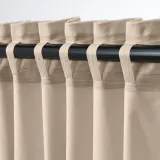 IKEA SANELA (ИКЕА САНЕЛА) — Штора, 2 шт, на ленте/светло-бежевый, 140x300 см — фото 6