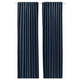 IKEA SANELA (ИКЕА САНЕЛА) — Штора, 2 шт, на ленте/зеленая, 140x300 см — фото 1