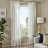 IKEA ROSENROBINIA (ИКЕА РОСЕНРОБИНИА) — Шторы, 2 шт, на ленте/белые, 145x300 см — фото 2