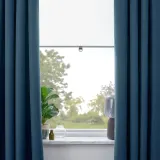 IKEA ROSENMANDEL (ИКЕА РОСЕНМАНДЕЛ) — Шторы, 1 пара, на ленте/зеленый, 135x300 см — фото 3