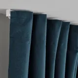 IKEA ROSENMANDEL (ИКЕА РОСЕНМАНДЕЛ) — Шторы, 1 пара, на ленте/зеленый, 135x300 см — фото 4