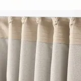 IKEA LÖNNSTÄVMAL (ИКЕА ЛОННСТЭВМАЛ) — Шторы блэкаут, пара, на ленте/бежевые, 145x300 см — фото 6