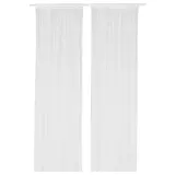 IKEA LILL (ИКЕА ЛИЛЛ) — Шторы, 1 пара, на туннеле/белые, 280x300 см — фото 1