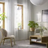 IKEA LILL (ИКЕА ЛИЛЛ) — Шторы, 1 пара, на туннеле/белые, 280x300 см — фото 2