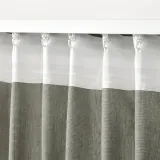 IKEA LENDA (ИКЕА ЛЕНДА) — Штора с креплением, 2 шт, на ленте/светло-серо-зеленый, 140x300 см — фото 5