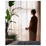 IKEA HÄLLEBRÄCKA (ИКЕА ХЭЛЛЕБРЭКА) — Шторы, 2 шт, на ленте/светло-бежевый, 145x300 см — фото 3