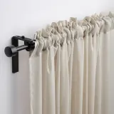 IKEA HÄLLEBRÄCKA (ИКЕА ХЭЛЛЕБРЭКА) — Шторы, 2 шт, на ленте/светло-бежевый, 145x300 см — фото 6