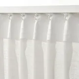IKEA HÄLLEBRÄCKA (ИКЕА ХЭЛЛЕБРЭКА) — Шторы, 2 шт, на ленте/белые, 145x300 см — фото 5