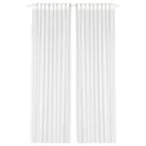 IKEA GJERTRUD (ИКЕА ГЙЕРТРУД) — Шторы, 2 шт, на ленте/белые, 145x300 см — фото 1