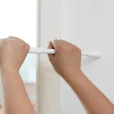 IKEA FJÄDRANDE (ИКЕА ФЙЭДРАНДЕ) — Карниз для штор, белый, 70-120 см — фото 3