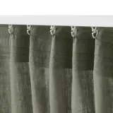 IKEA DYTÅG (ИКЕА ДУТОГ) — Штора, 2 шт, на ленте/зеленая, 145x300 см — фото 5
