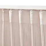 IKEA BYMOTT (ИКЕА БЙМОТТ) — Штора, 2 шт, на ленте/белая/бежевая в полоску, 120x300 см — фото 4