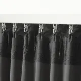 IKEA ANNAKAJSA (ИКЕА АННАКАЙСА) — Шторы, 1 пара, на ленте/антрацит, 145x300 см — фото 4