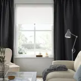 IKEA ANNAKAJSA (ИКЕА АННАКАЙСА) — Шторы, 1 пара, на ленте/антрацит, 145x300 см — фото 6