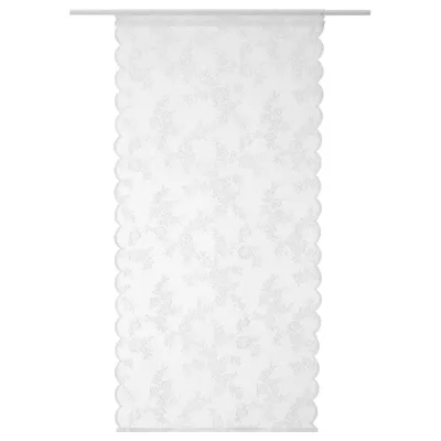 IKEA ALVINE (ИКЕА АЛВИНЕ) — SPETS Штора, 1 шт, на туннеле/белая, 60x120 см