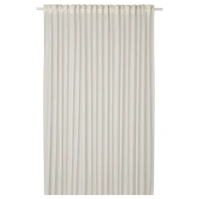 IKEA ÄNGSFRYLE (ИКЕА ЭНГСФРУЛЕ) — Штора, 1 шт, на ленте/белая, 300x300 см