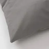 IKEA VIDEPLATTMAL (ИКЕА ВИДЕПЛАТТМАЛ) — Наволочка, светло-серый, 40x40 см — фото 2