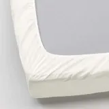 IKEA ULLVIDE (ИКЕА УЛЛВИДЕ) — Простыня на резинке, белая, 180x200 см — фото 4