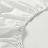 IKEA ULLVIDE (ИКЕА УЛЛВИДЕ) — Простыня на резинке, белая, 180x200 см — фото 5