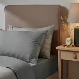 IKEA ULLVIDE (ИКЕА УЛЛВИДЕ) — Наволочка, серая, 50x60 см — фото 4